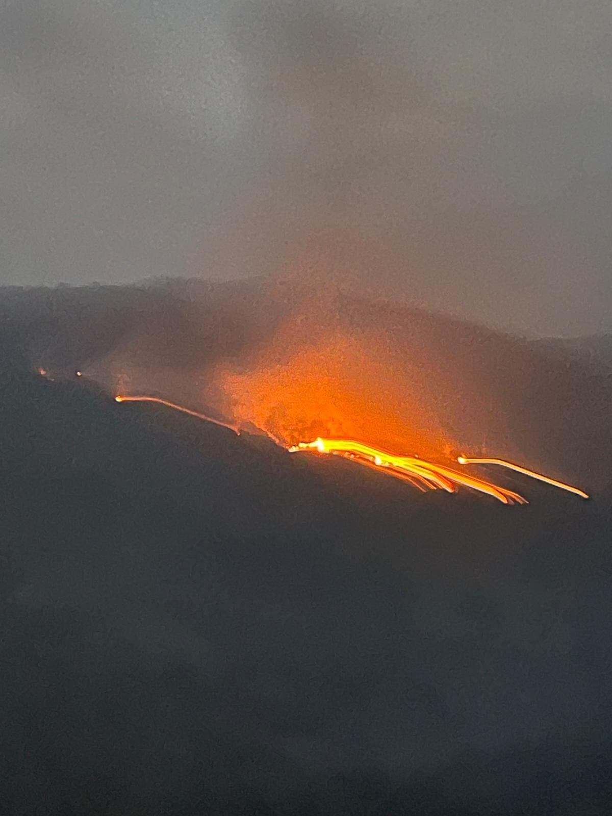 Fuego en Puente de Domingo Flórez