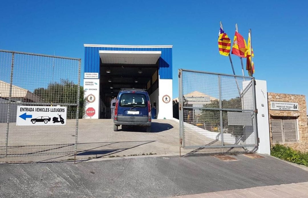 Imagen de las instalaciones de la ITV de Formentera