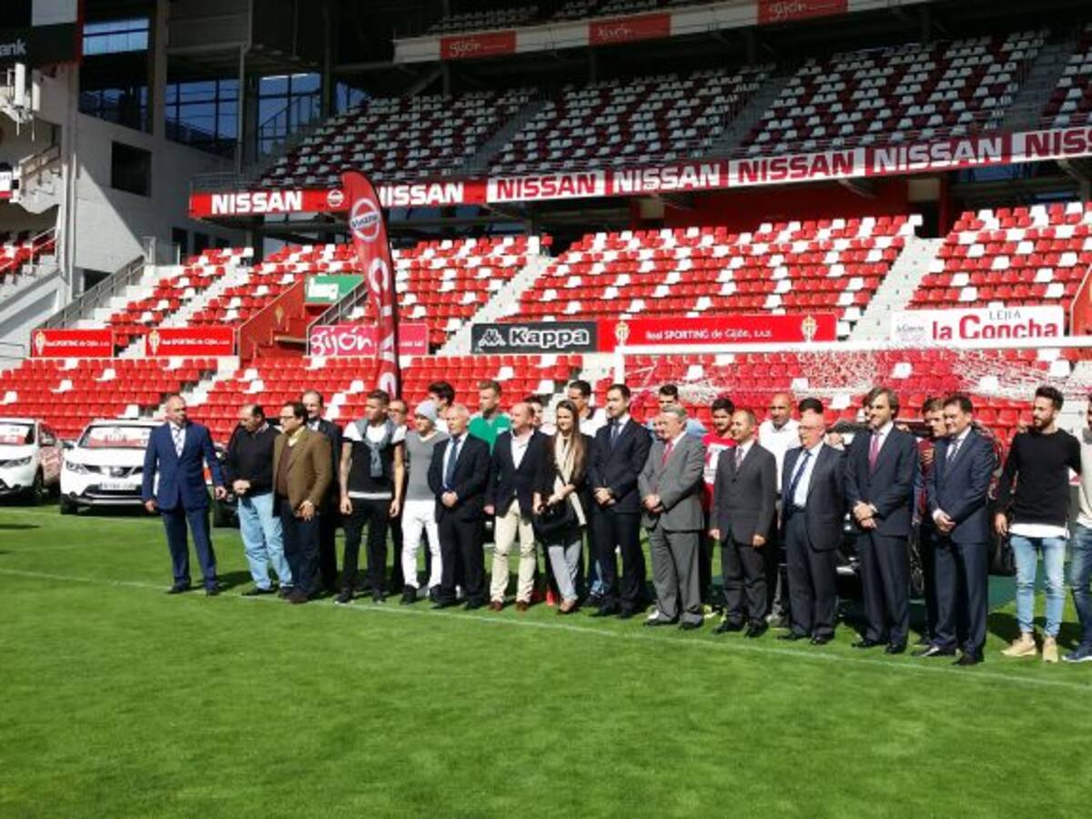 El Sporting, sobre ruedas