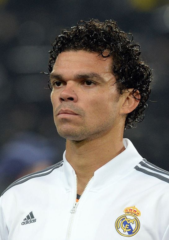 Pepe, antes de un partido con el Real Madrid