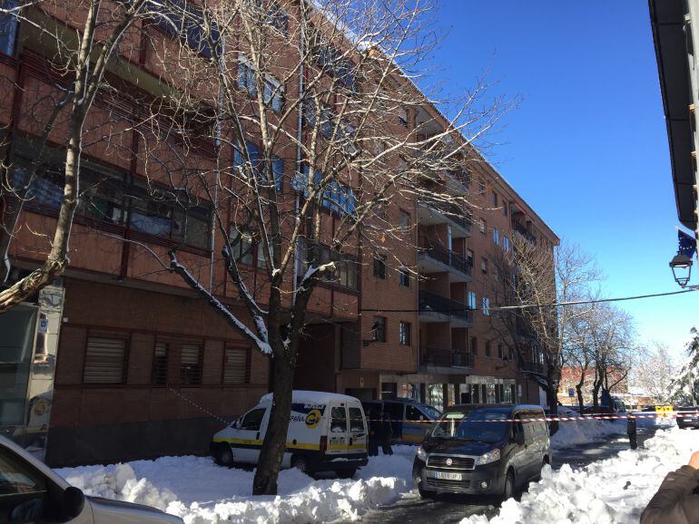 Edificio en el que se ha producido el accidente mortal