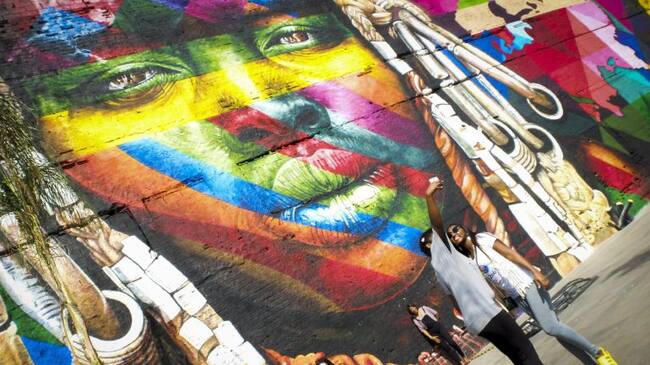 Graffiti en Río durante los Juegos Olímpicos