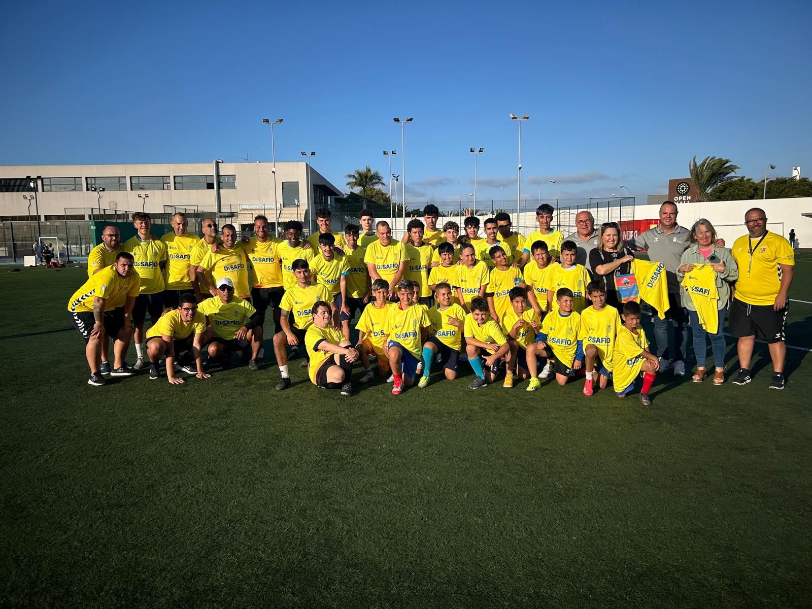 Integrantes del Club Deportivo Creciendo, de Lanzarote.
