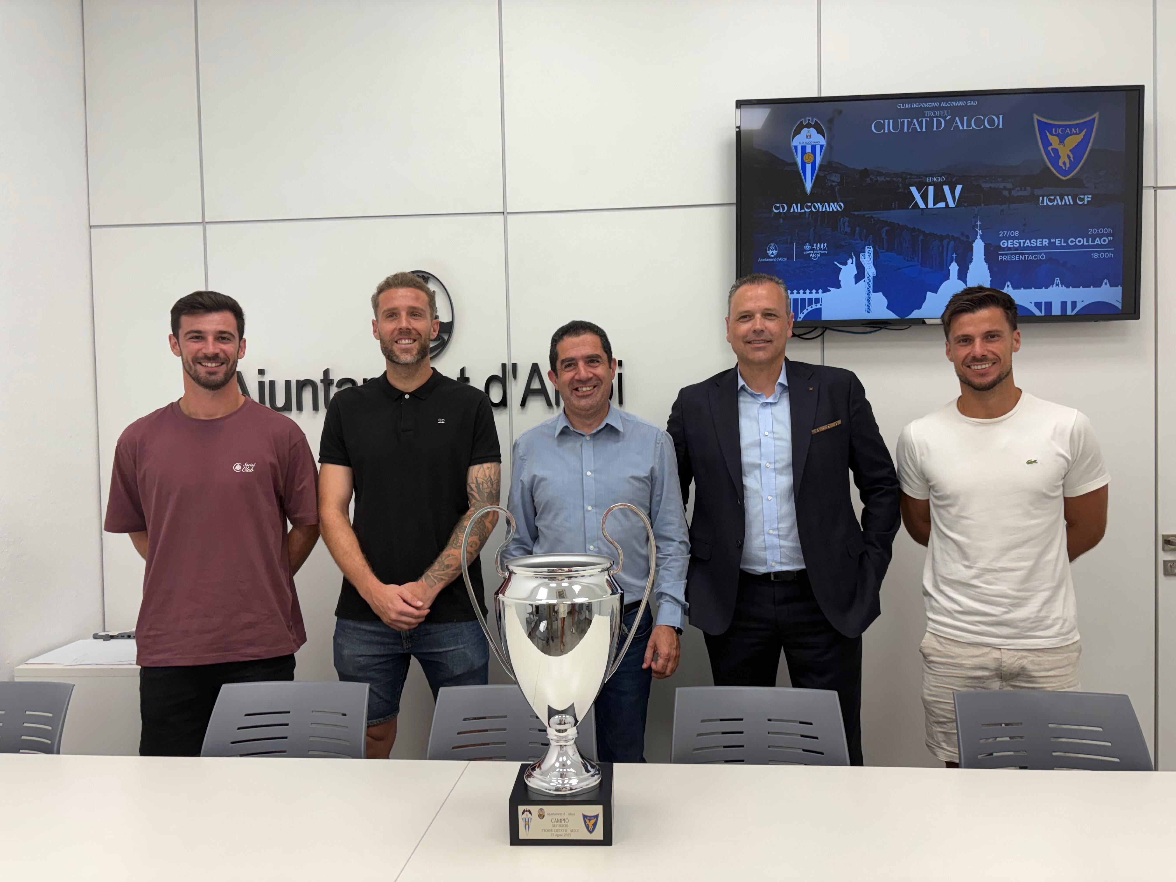 Presentación de la 45 edición del Trofeo Ciudad de Alcoy de fútbol