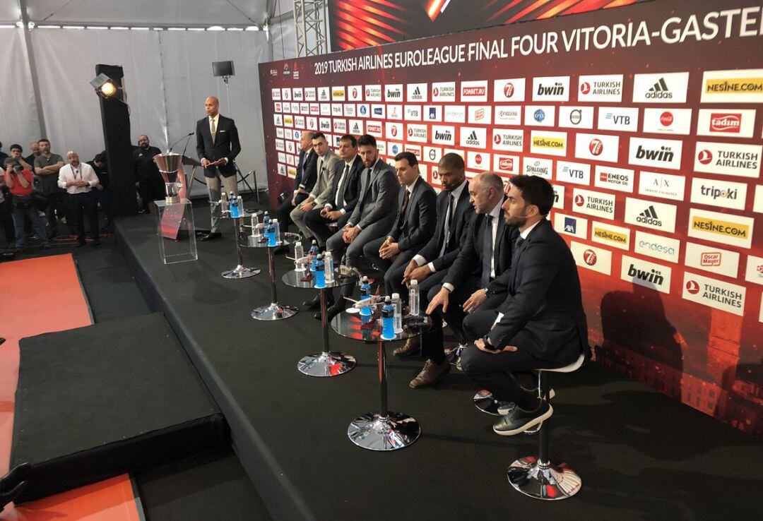 Presentación de la Final Four de Vitoria.