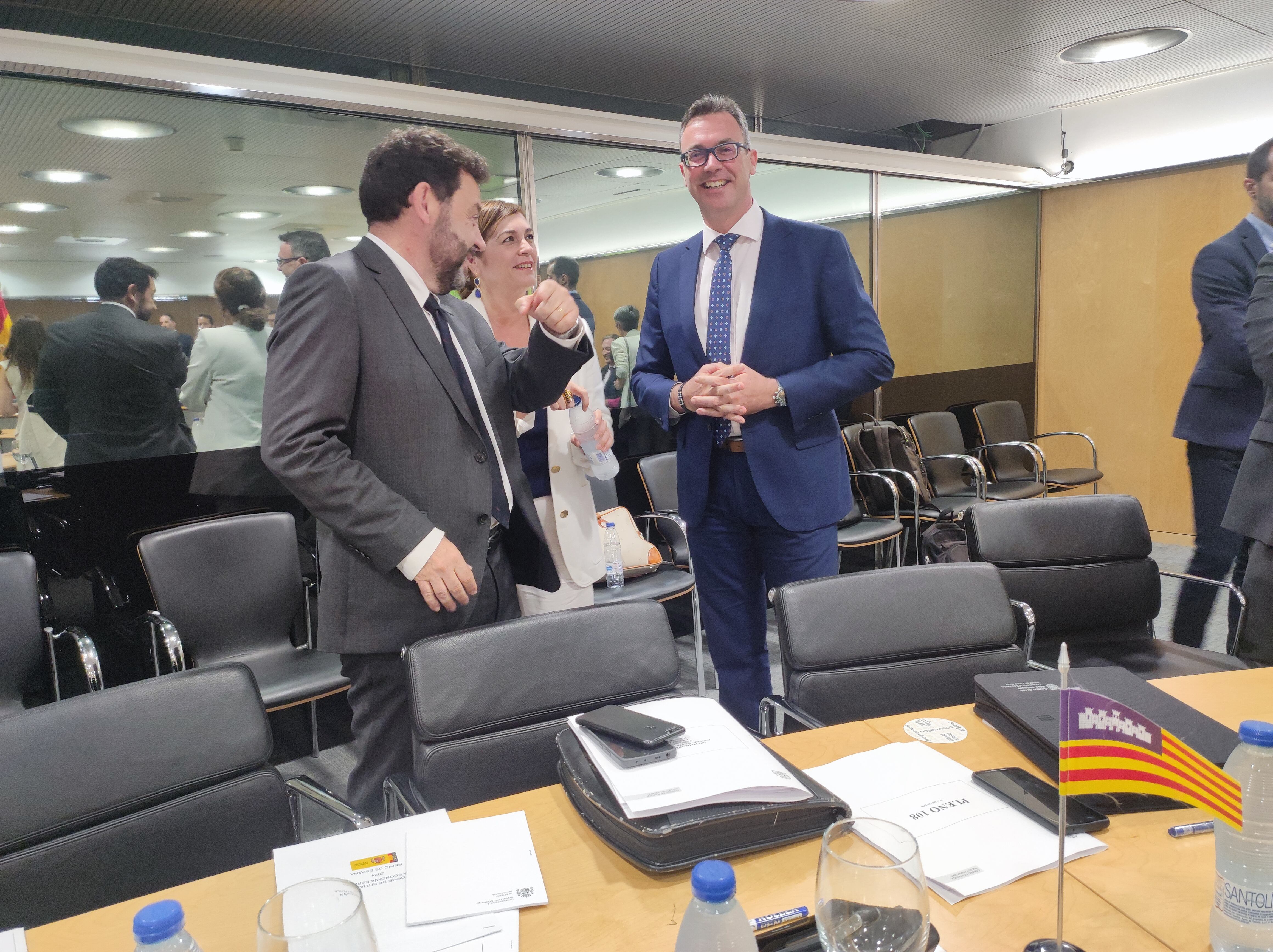 Imagen del conseller de Hacienda, Antoni Costa, en el Consejo de Política Fiscal y Financiera