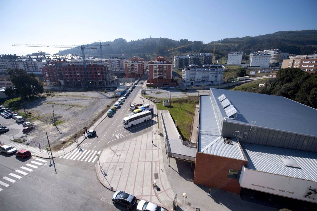 Área urbanística junto al polideportivo Pachi Torre.