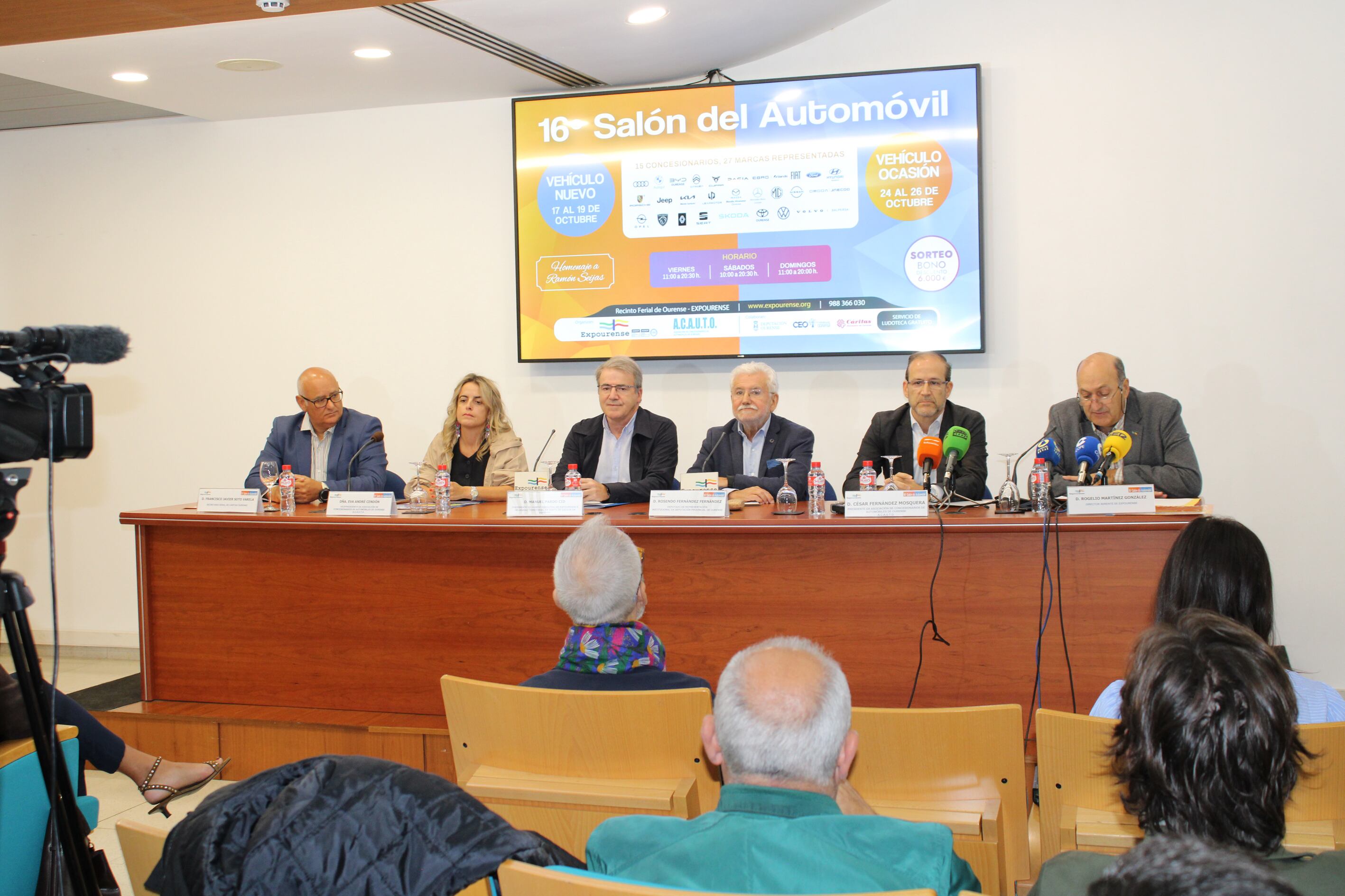 Rueda de prensa de presentación del 16º Salón del Automóvil de Ourense