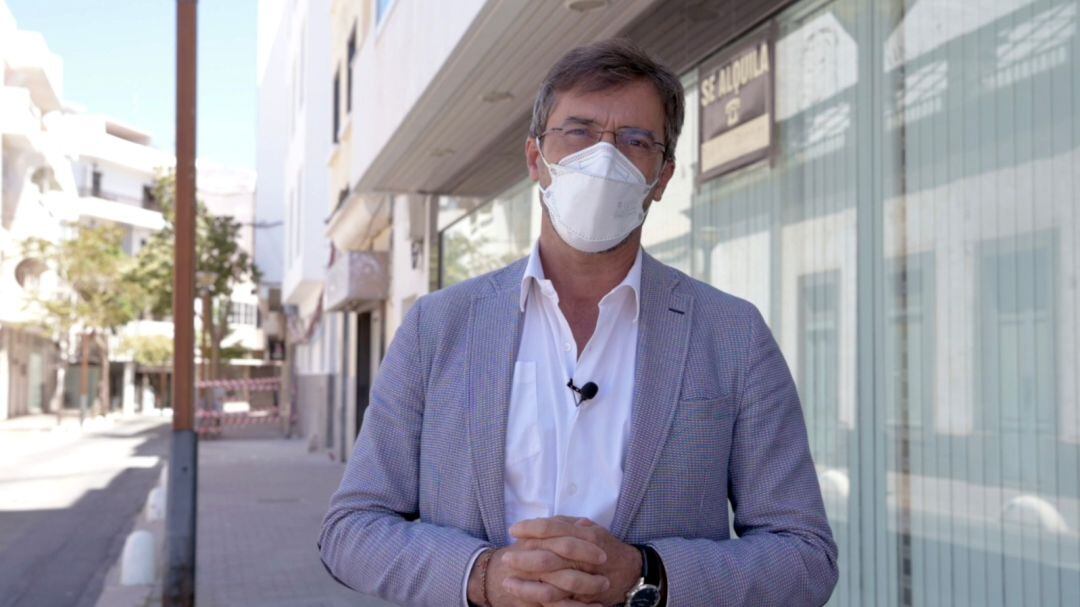 Pedro San Ginés, portavoz de CC-PNC en el Cabildo de Lanzarote.