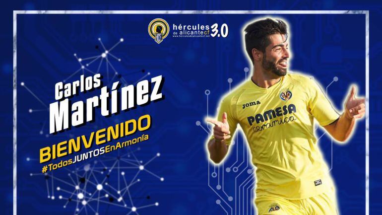 Imagen de Carlos Martínez, nuevo jugador del Hércules CF