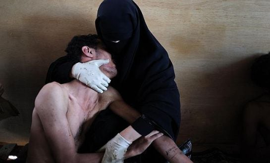 Con esta fotografía Samuel Aranda ganó el World Press Photo 2012