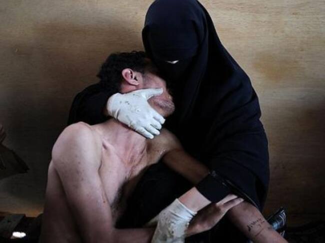 Con esta fotografía Samuel Aranda ganó el World Press Photo 2012