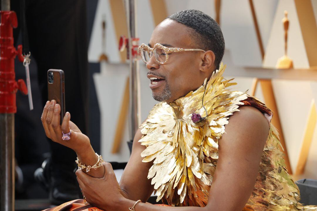 Billy Porter en la alfombra roja de los premios Óscar