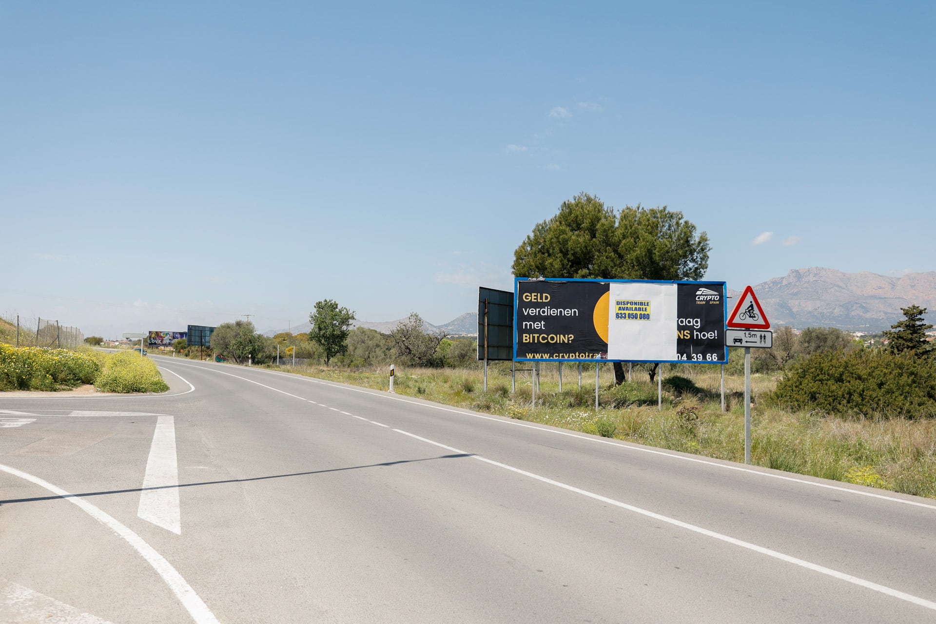 Carretera de acceso a l&#039;Alfàs del Pi