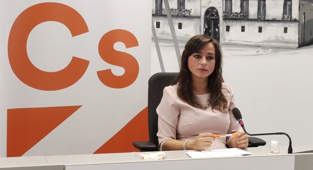 La portavoz de Ciudadanos León, Gemma Villarroel