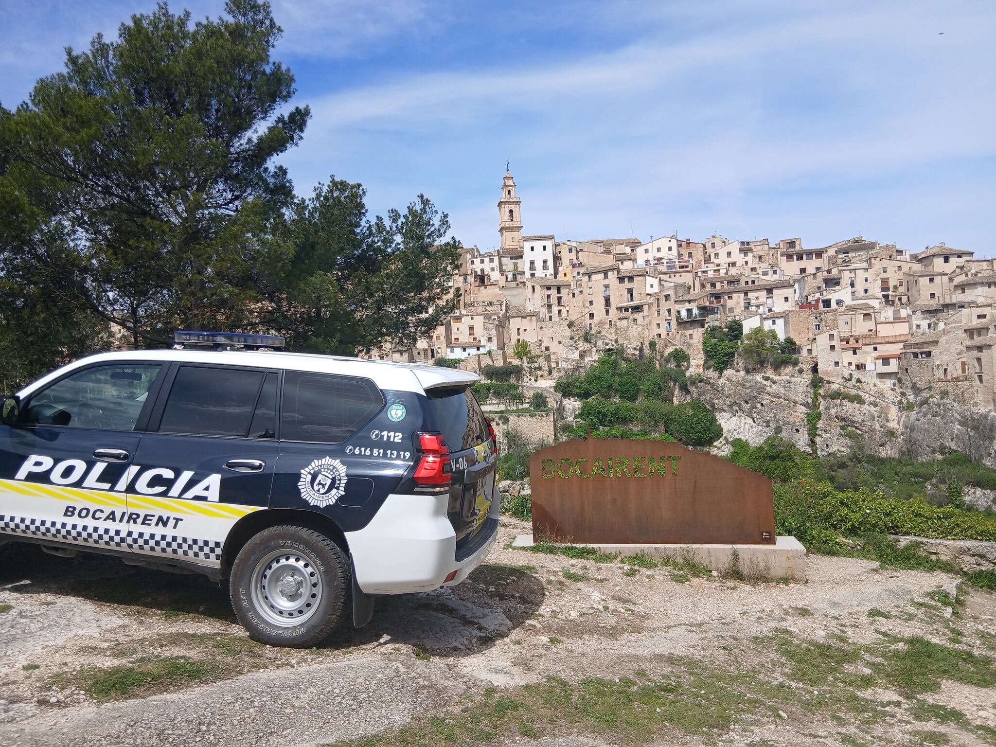 Imagen de archivo de la Policía Local en Bocairent