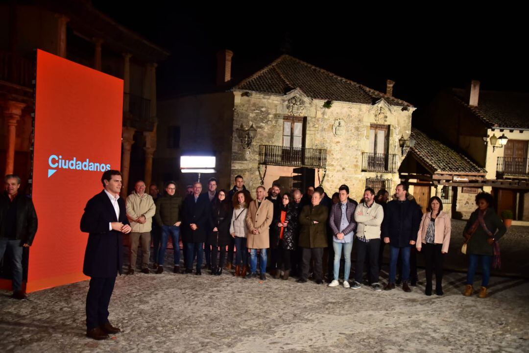 Inicio de campaña de Ciudadanos en Pedraza