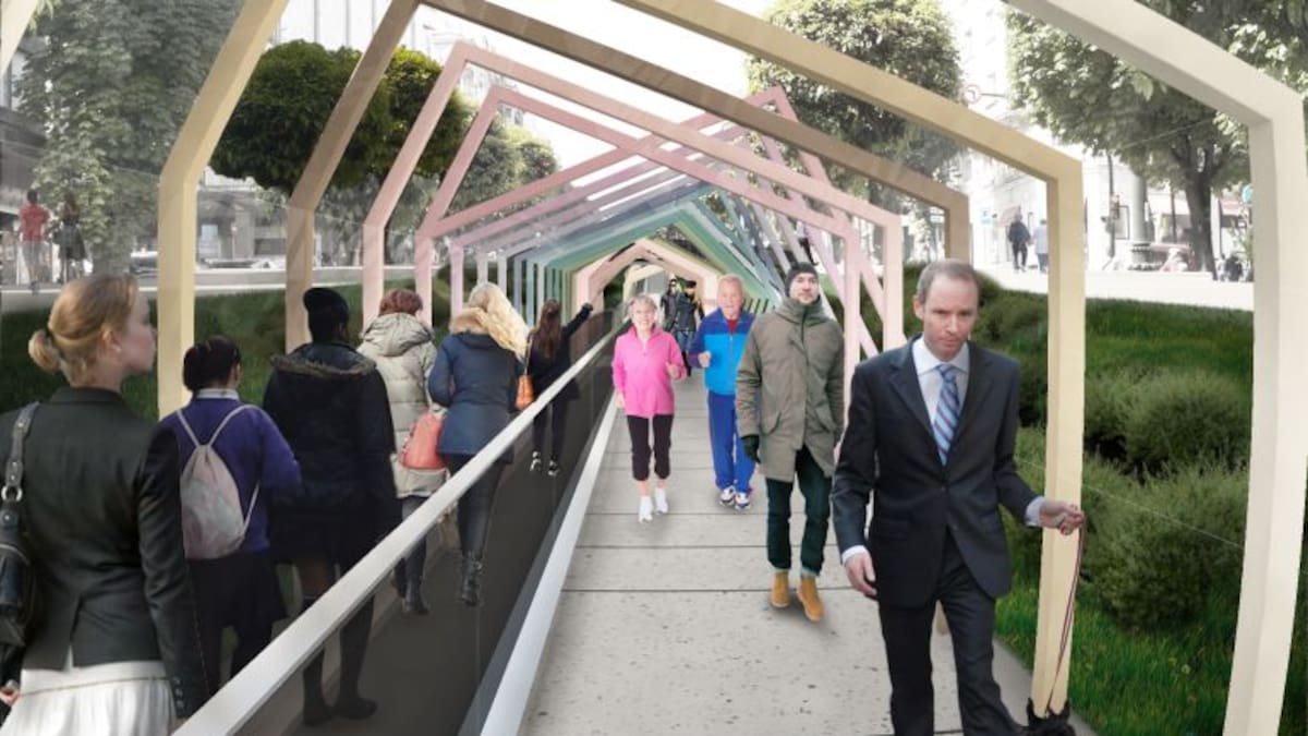 Javier Pardo explica que el proyecto de las rampas de Gran Vía está ya en Patrimonio