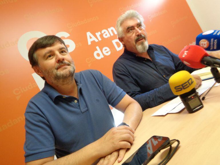 Francisco Martín Hontoria (izq), concejal, y José Ignacio Delgado, procurador