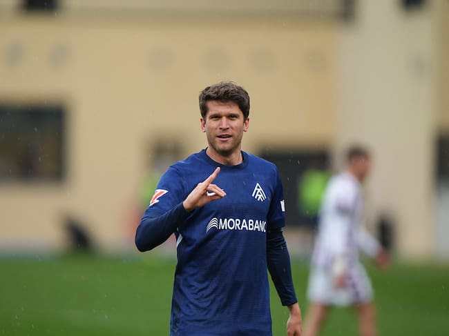 Marc Cardona anotava el seu primer gol amb l'Andorra