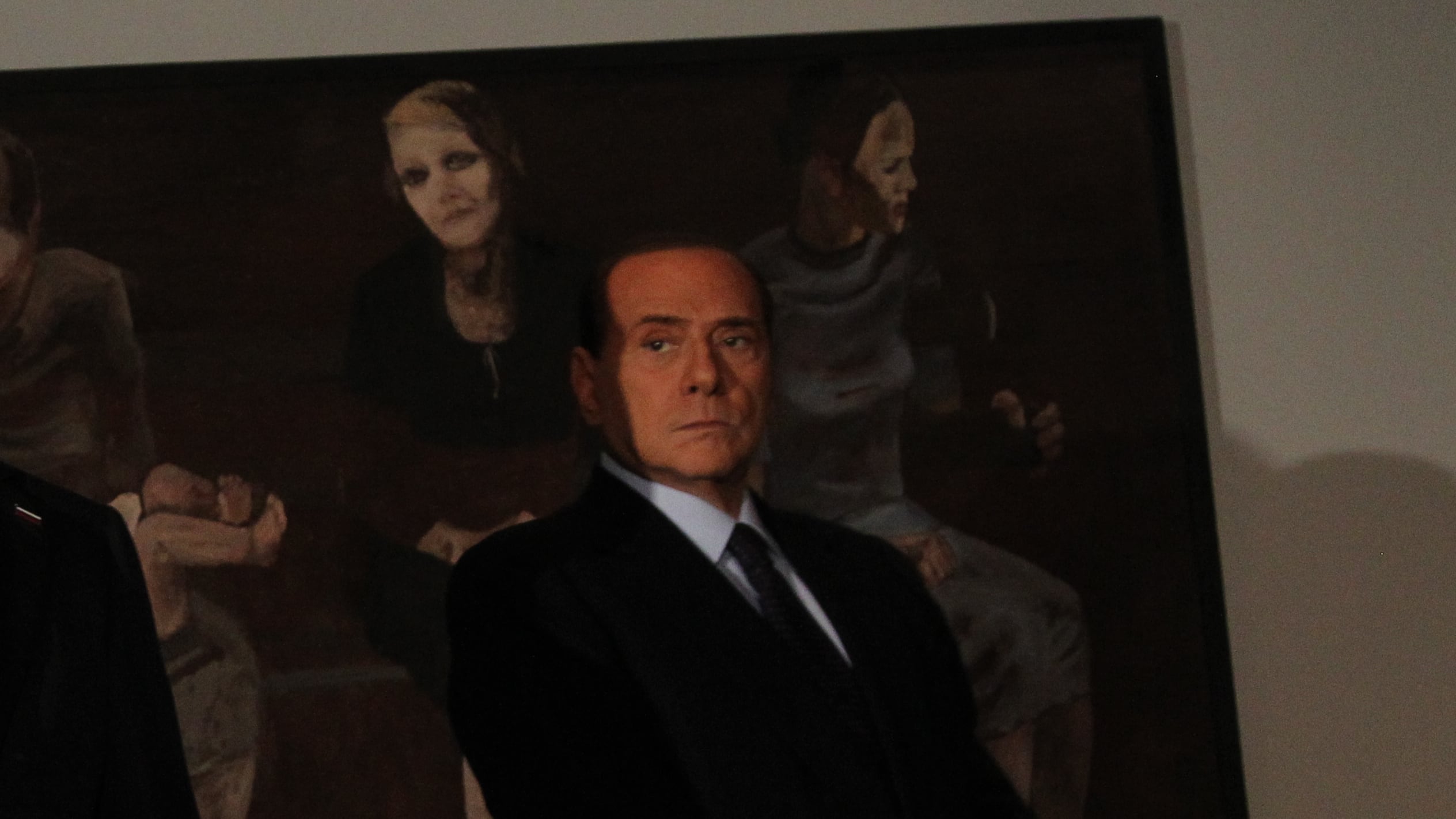 Silvio Berluskoni, en un museo de Roma en 2011.