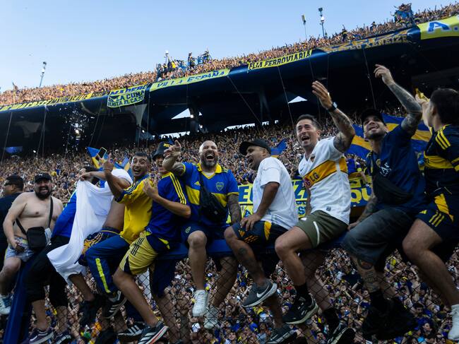 Aficionados de Boca Juniors en el último partido ante River Plate