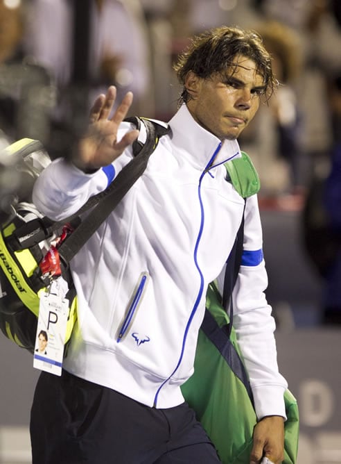 Rafa Nadal se despide de Montreal