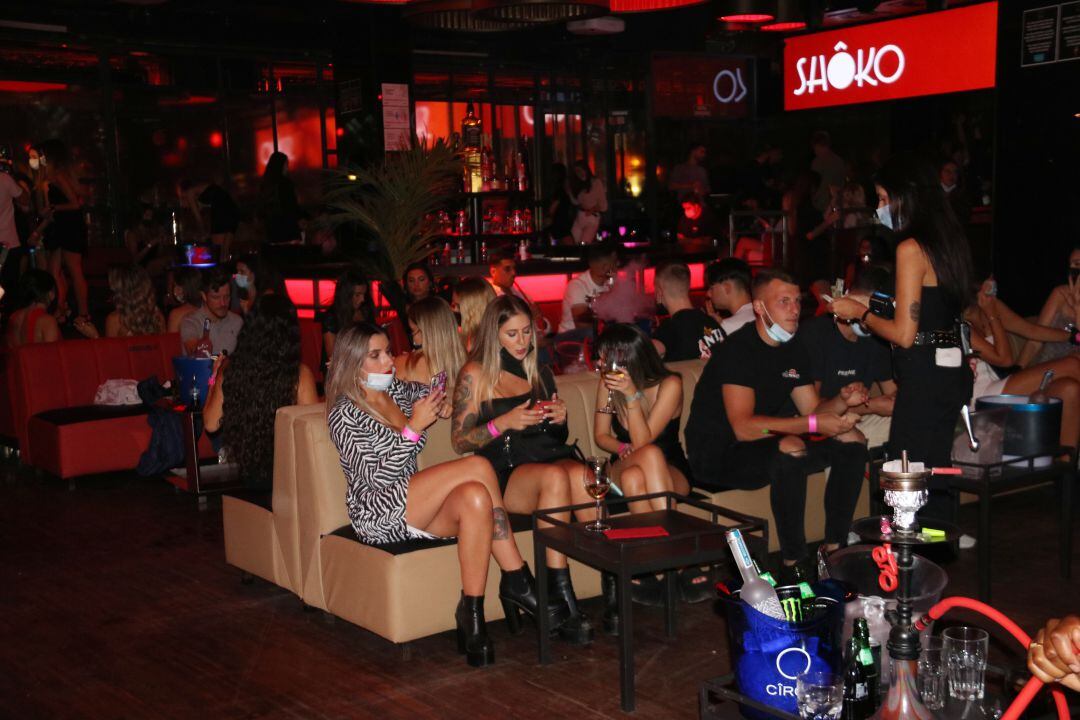 La discoteca Shôko de Barcelona en la primera nit de reobertura dels locals d&#039;oci nocturn