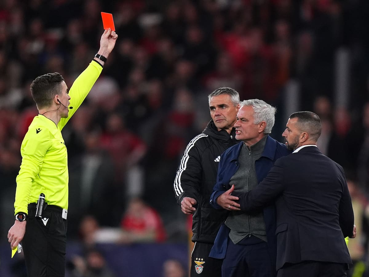 Mourinho no se sentará en el banquillo en el Bernabéu