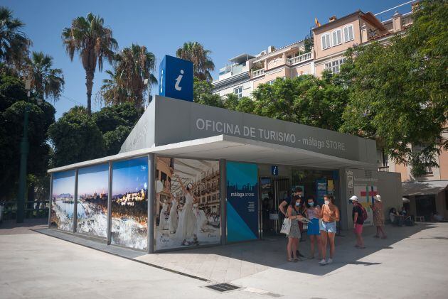 Turistas en el centro de Málaga