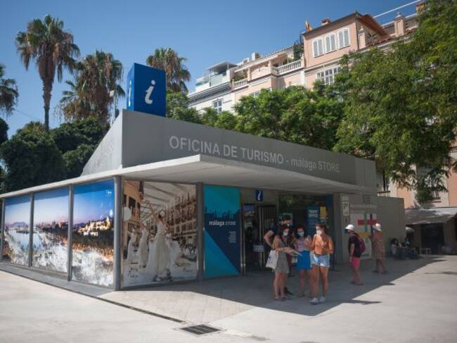 Turistas en el centro de Málaga