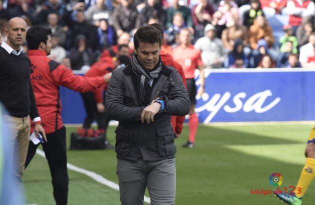 Rubi, entrenador del Huesca.