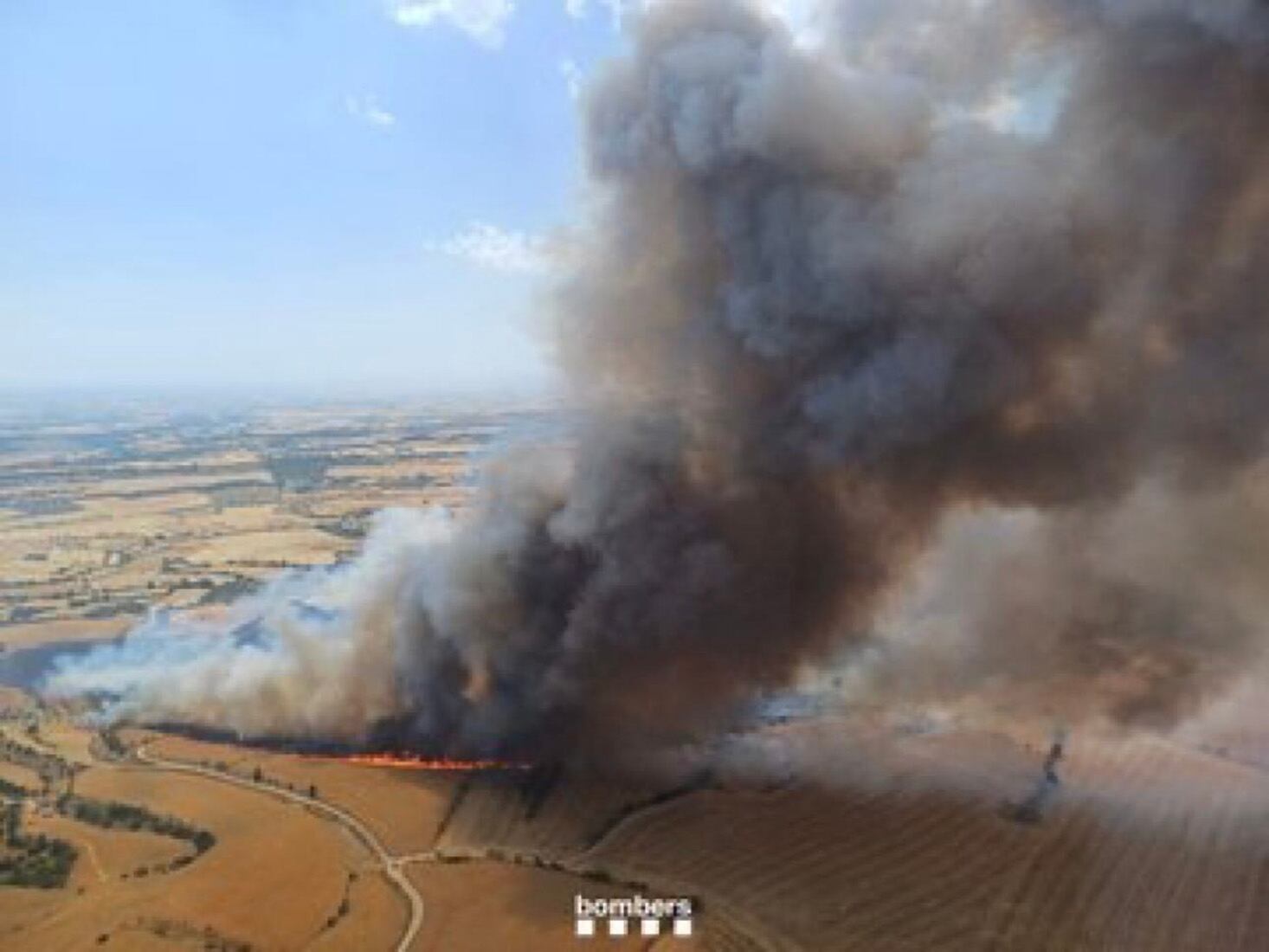 El incendio en Lleida