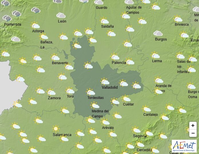Previsión AEMET para el 23 de abril, Día de Castilla y León