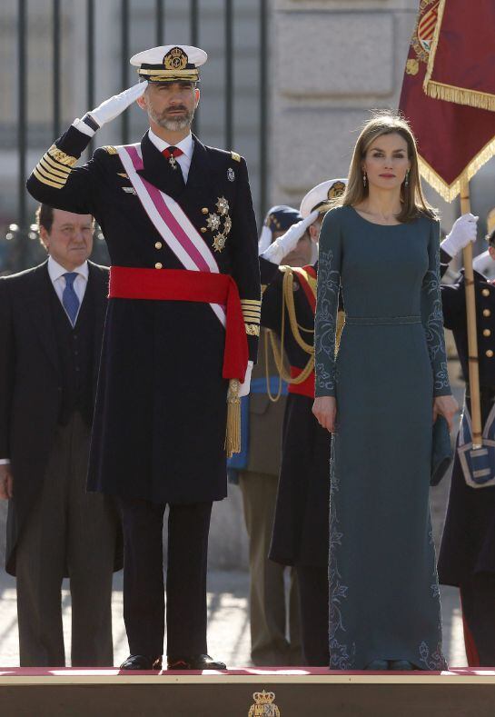 Felipe VI en la celebración de la Pascua Militar