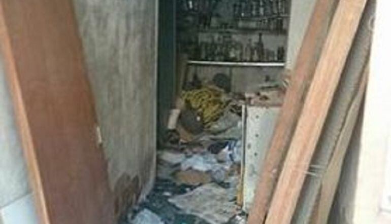 Estado de la casa abandonada