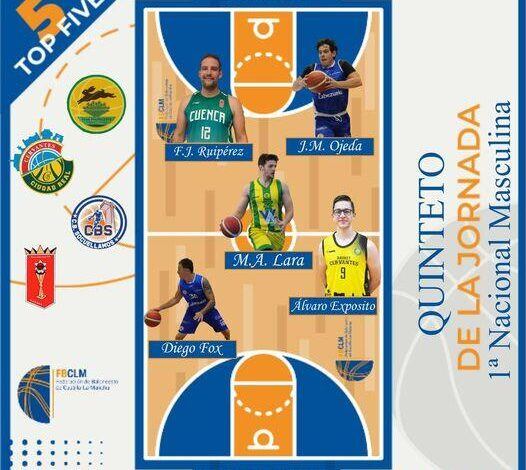 Cinco Ideal Jornada Nacional Baloncesto