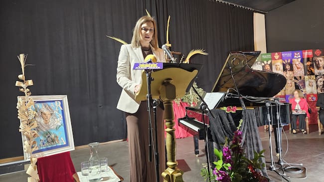 La pregonera de 2025, Justi Moreno López, ejerció de presentadora de la pregonera 2026