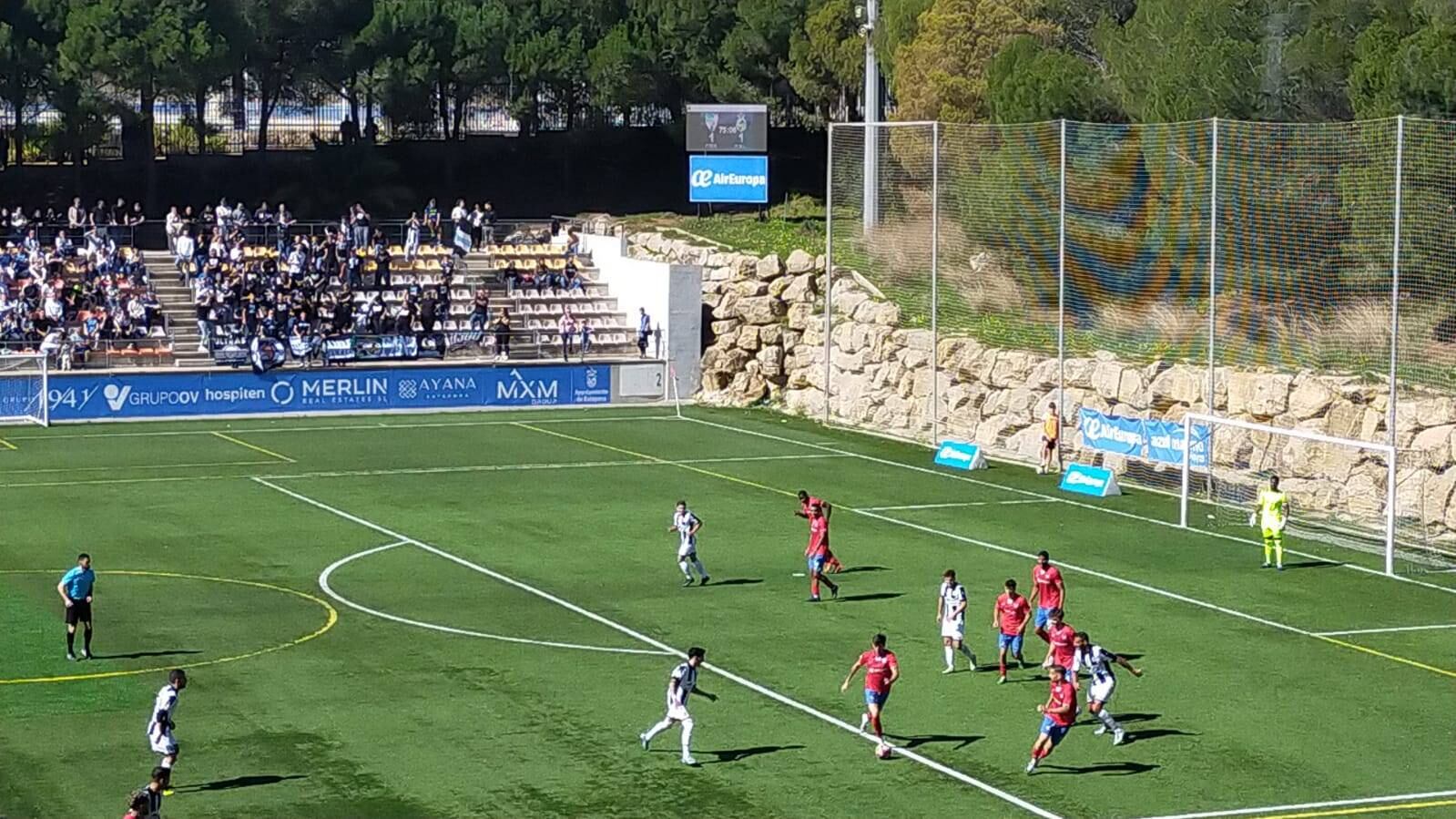 Un momento del partido