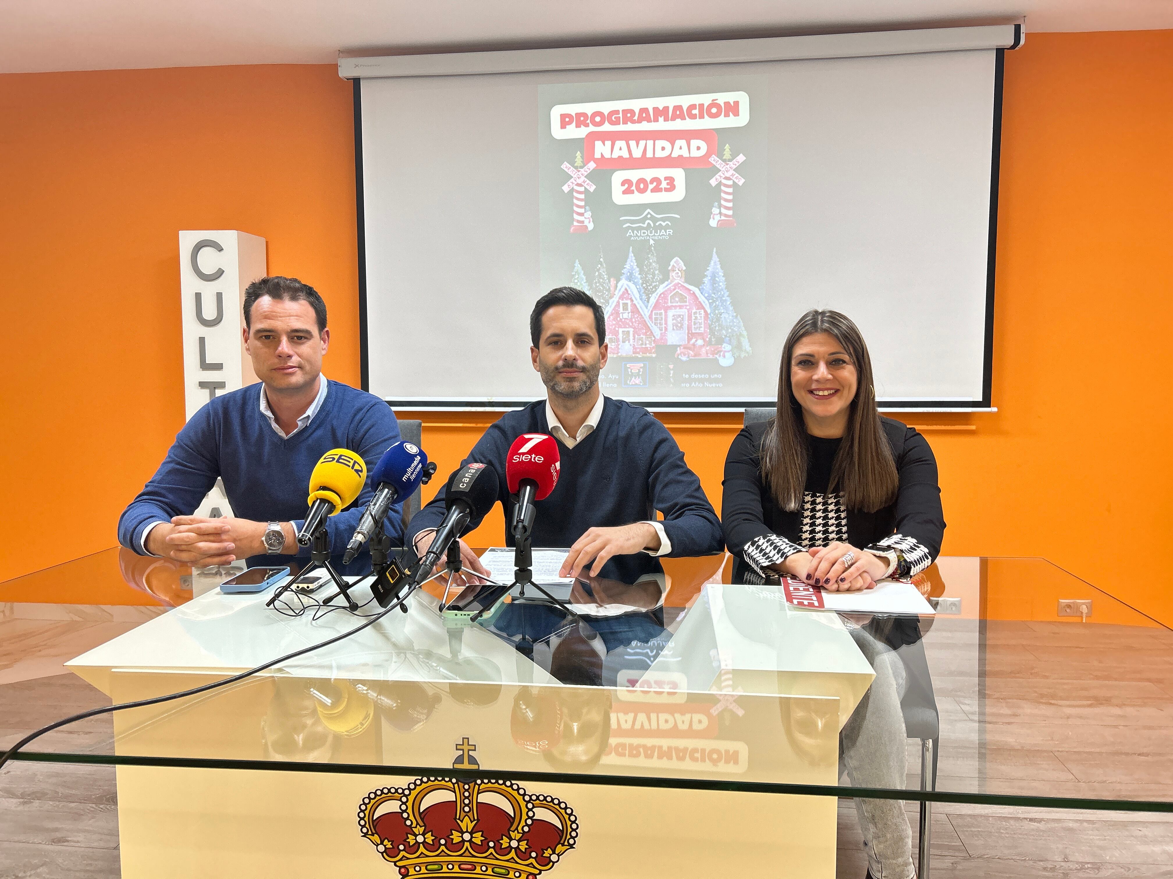 Presentación de las actividades de Navidad en Andújar