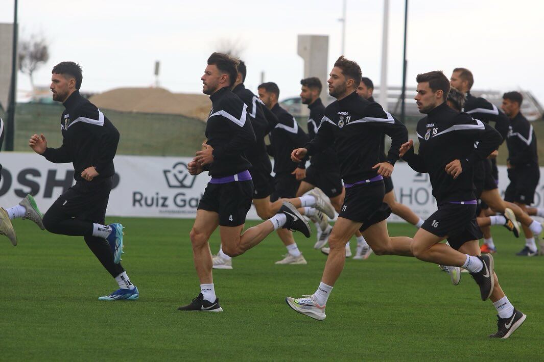 Un entreno de la Balona