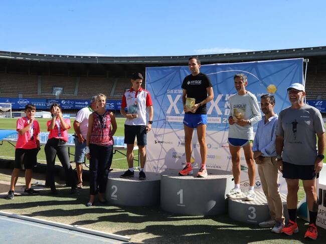 Podio masculino Media Maratón de jerez