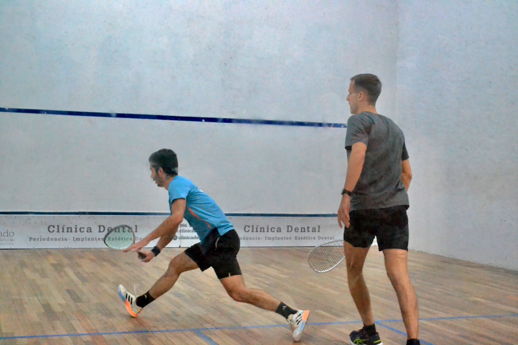 Un instante de la final entre el gallego Pascal Gómez y el madrileño Sergio García