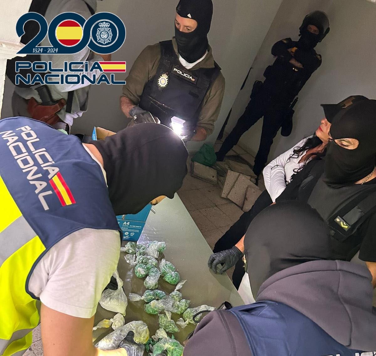 Uno de los registros de la Policía Nacional de Jerez