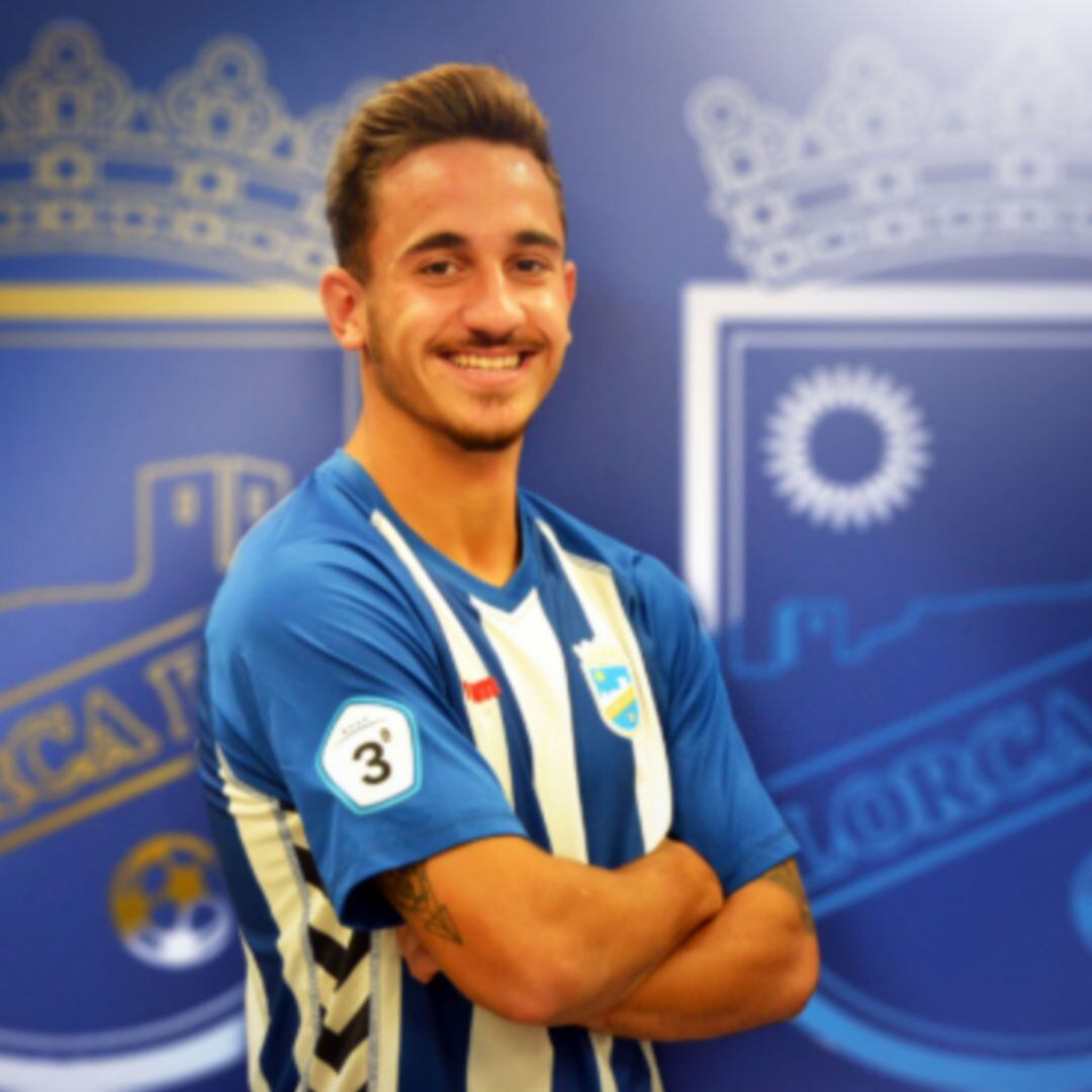 Alain durante su anterior etapa en Lorca FC.