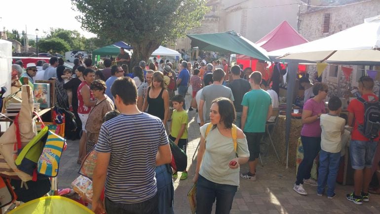 Feria del Arcipreste de Hita en la localidad de Sotosalbos en una edición anterior