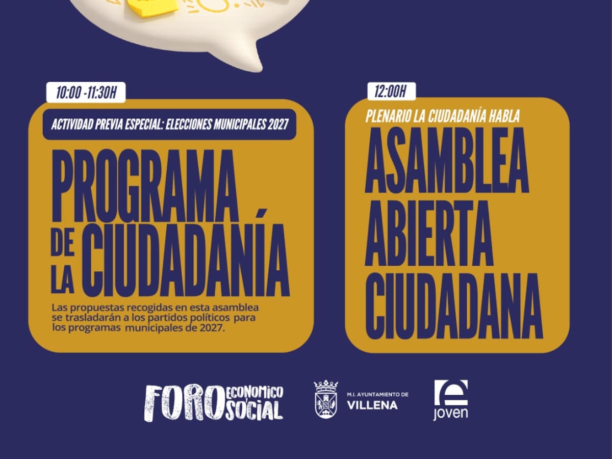 El Foro Económico y Social presenta "El Programa de la Ciudadanía"