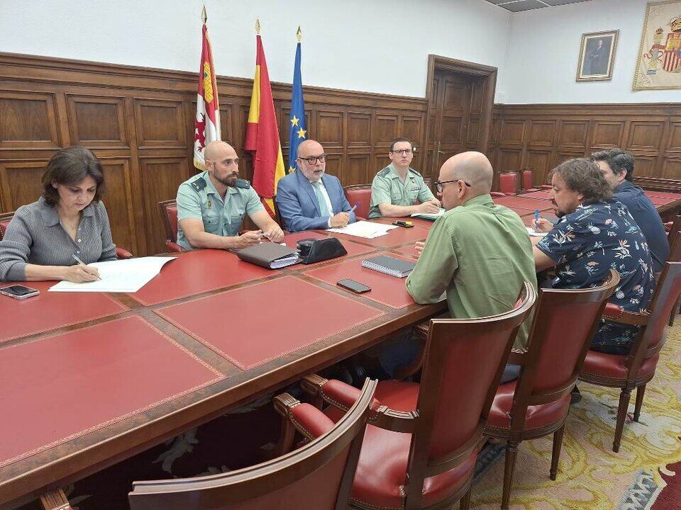 Junta de seguridad en la Subdelegación del Gobierno