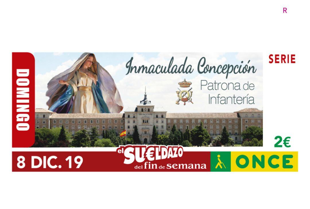 El cupón premiado estaba dedicado a la Inmaculada