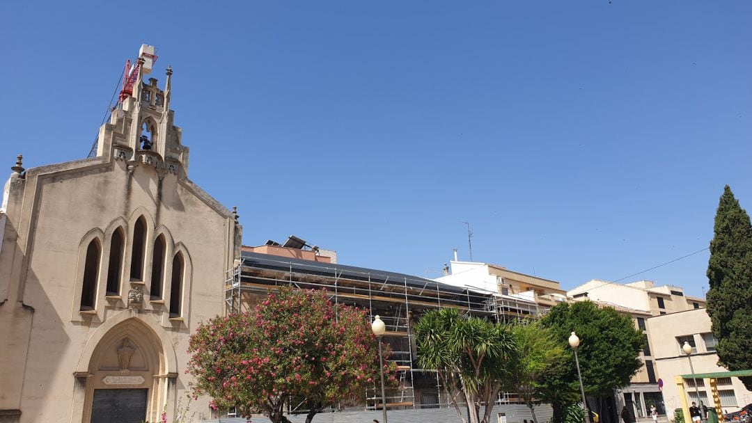 Exterior del Palacio Mergelina, en la Plaza de las Malvas